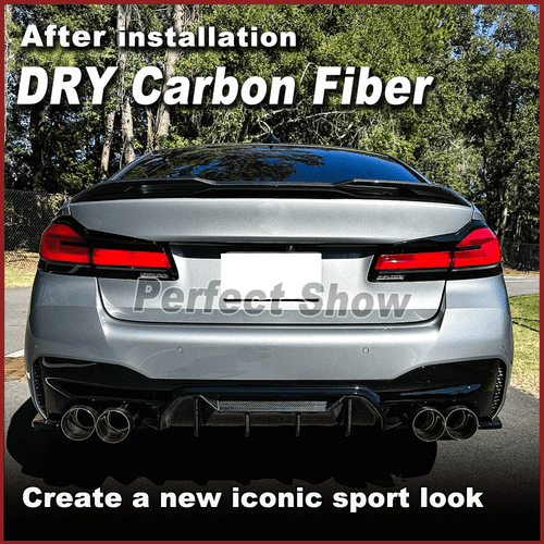 DRY Carbon Spoiler Heckspoiler Heckflügel Lippe Passt für BMW G30 F90 M5 2017-23 - Bild 2 von 13