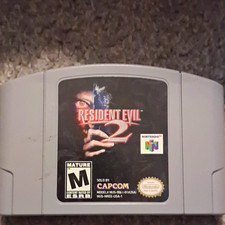 Capcom Resident Evil 2 Nintendo N64 Cartridge M Mature NTSC-U/C US/Canada