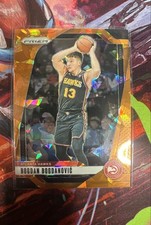 2024-25 Panini Prizm - Bogdan Bogdanovic #105 Orange Ice Prizm Hawks