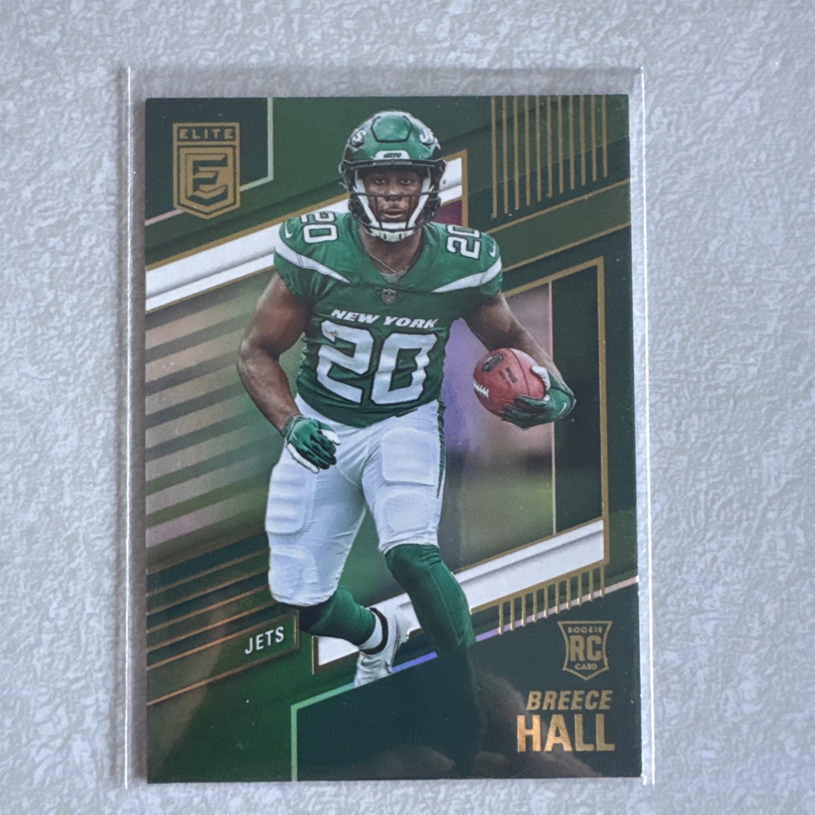 2022 Panini Donruss Elite - Rookies Breece Hall #108 Green (RC)
