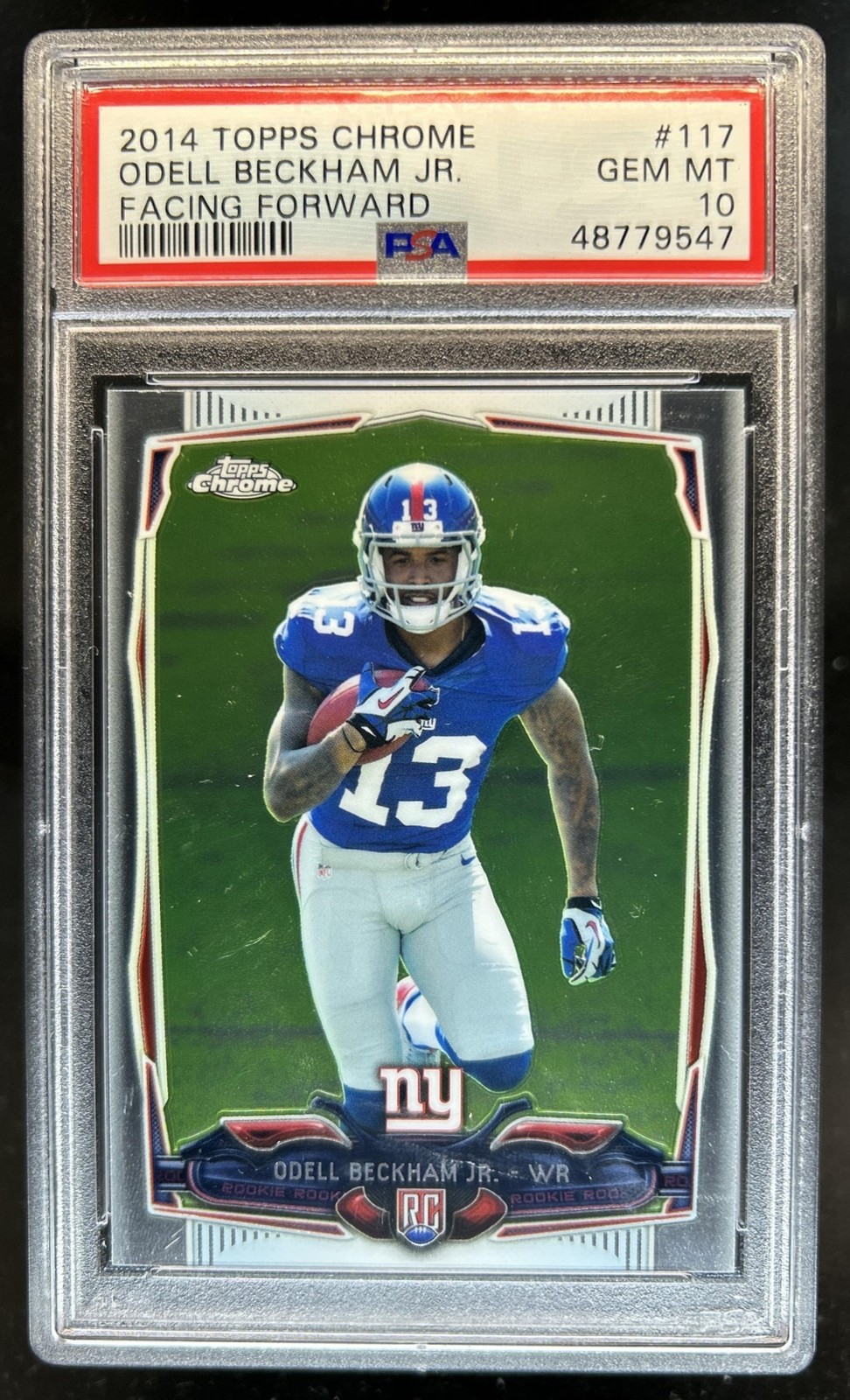2014 Topps Chrome Odell Beckham Jr. RC Rookie #117 Giants PSA 10 GEM MINT