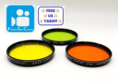 🎦👀✨MINT✨ Filtre Pentax 49mm Y48(Y2) Ghostless / 056(02) / YG From JAPAN - Photo 1/4