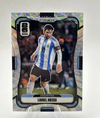 LIONEL MESSI 2026 Prizm FIFA World Cup World Cup Silver Wave Argentina #10