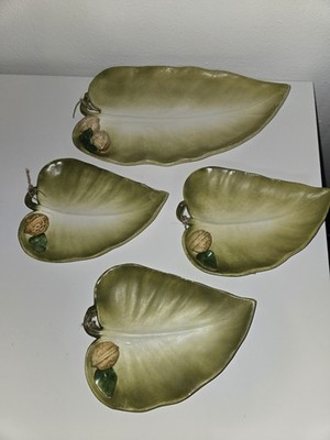 Set Of Walter Hatches Majolica Plates
