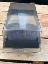 Rolodex Rotary Card File Organizer Covered Desk Address File Complete