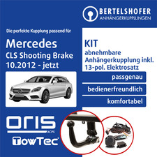 Für MERCEDES CLS Shooting Brake Typ X218 10.12- AHK abn +13pol spez. E-Satz TOP Für MERCEDES CLS Shooting Brake Typ X218 10.12- AHK abn +13pol spez. E-Satz TOP