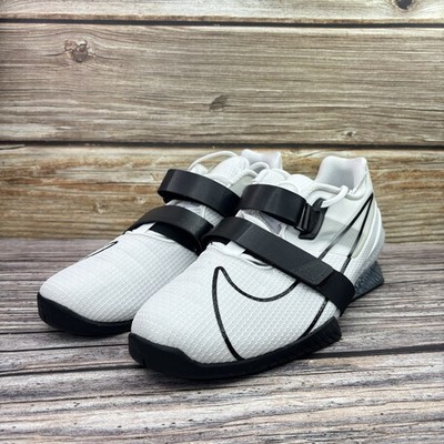 Size 15 Tried On Nike Romaleos 4 White Black Weightlifting Shoes