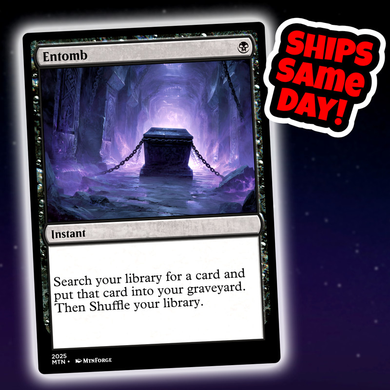 Entomb - Custom Art Magic: The Gathering Playtest Card - Commander EDH