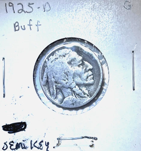 1925-D Buffalo Nickel  - Good Grade (G)