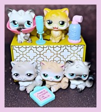 Authentic LPS Littlest Pet Shop 60 129 263 Magic Motion Persian Cat Kitty Lot