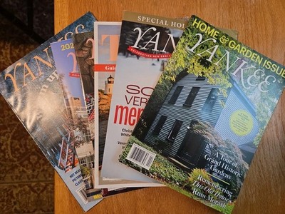 Yankee Magazine lot of 6 recent issues from 2024 to 2026