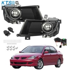 For Mitsubishi Lancer 2004-2005 Clear Bumper Driving Fog Lights Lampsswitch Lr