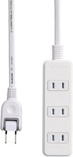 Elecom Power Strip Dust Prevention Shutter 1m White T-ST02-22410WH From Japan