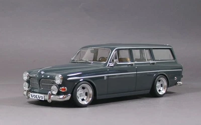 Volvo P221 Amazon Kombi Graphitgrau Wolfrace Alufelgen 15 Zoll Umbau 1/18 - Bild 1 von 4