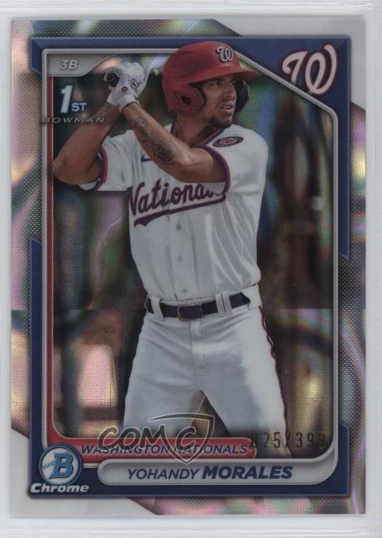 2024 Bowman Chrome Prospects Lava Refractor 25/399 Yohandy Morales #BCP-52 0j9y