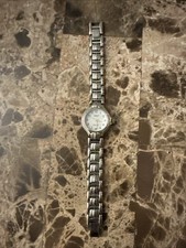 Carriage By Timex Ladies Watch Silver Band and Case CR1216  Needs New Battery.