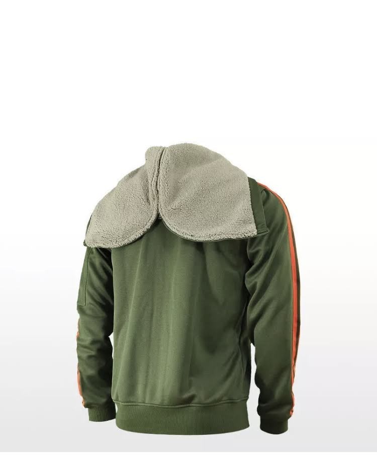adidas Originals Star Wars X Wing Hoodie Military Jacket Mens Size 