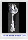 Gorham Strasboug .925 Sterling Silvee Serving Forked Spoon (50% Shipping Cost)