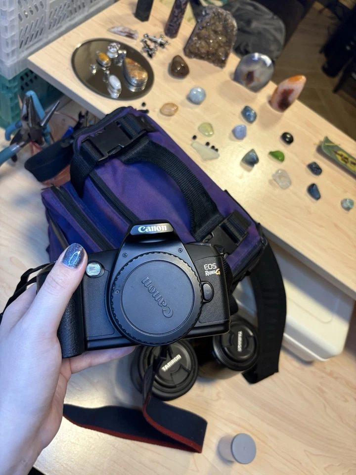 Canon Rebel G 35 мм с объективом, сумка - Изображение 3 из 4