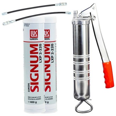 Lithium-Komplexfett Fett Lithium Lukoil LXP 2-220 2 X 400g + Fettpresse BockTec