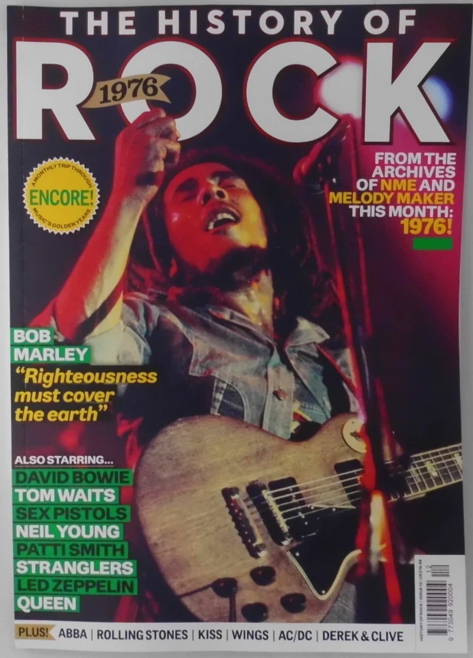 The History of Rock magazine 2025 #12: 1976 Bob Marley David Bowie Sex Pistols