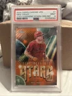 2024 Topps Chrome Update Mike Trout Stratospheric Star Orange Refractor /25 PSA9