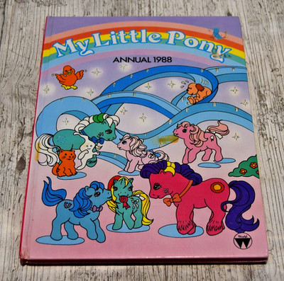 My Little Pony Annual 1988 By PAT POSNER Vintage Hb book