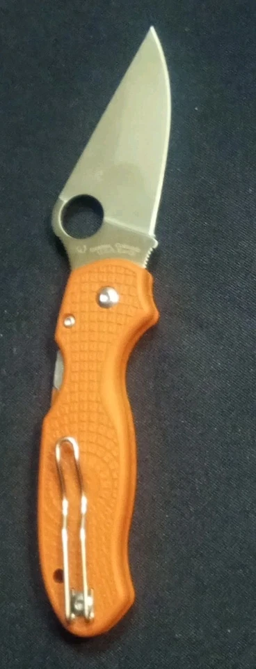Spyderco Para 3 Lightweight Folding Knife CtsBd1N Steel Very Sharp Smooth Open - Image 3 of 4