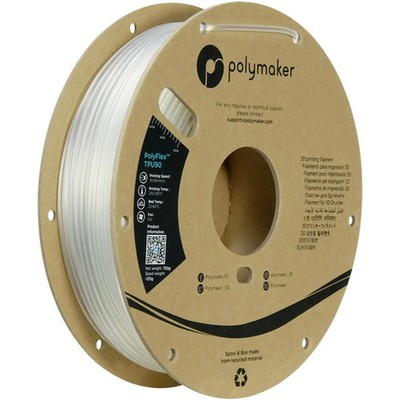 Polymaker PD02009 Filament TPU Material 2.85 mm 750 g Klar PolyFlex 1 St