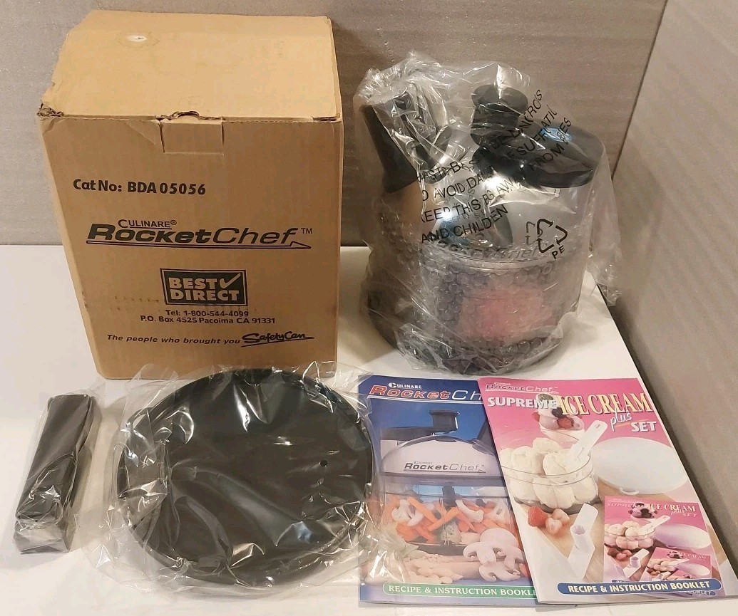 Culinare RocketChef Food Processor + Supreme Ice Cream Plus 
