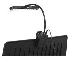 CLIP ON MUSIC/ART WORK LIGHT. RECHARGABLE. 3 SETTINGS. GOOSENECK. 6 AVAILABLE