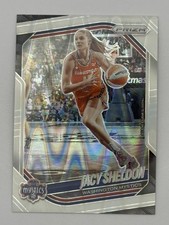2025 Panini Prizm WNBA #113 Jacy Sheldon White Seismic Prizms
