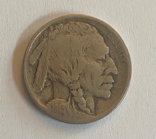 1913 Buffalo Nickel 5¢ - Type 1 Raised Mound - F - Fine