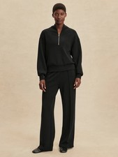 Varley Davidson Sweat in Black, Size Medium