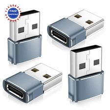 Upgraded USB to USB C Adapter Type C Female to A Male Charger for iPhone iPhone