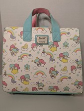 Bolso Bandolera Sanrio Loungefly Little Twin Stars Rainbow Cloud