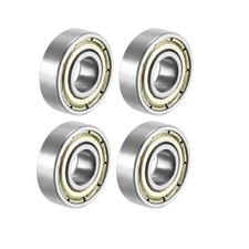 4 Pcs Deep Groove Ball Bearing 695ZZ Double Shield 5x13x4mm Carbon Steel