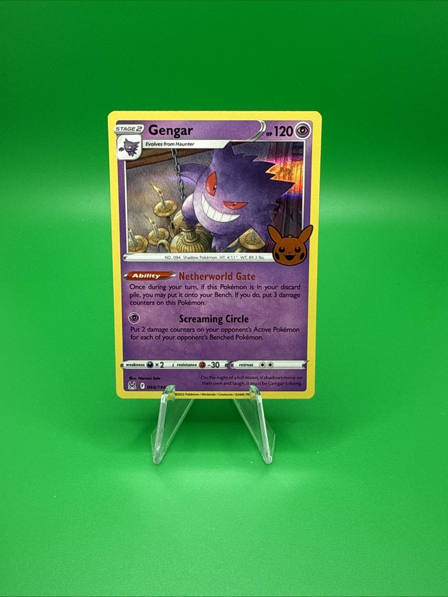 Gengar (2022 Copyright Date) 066/196 Trick or Trade Booster