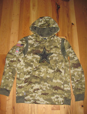Nike NUEVO NFL Dallas Cowboy Salute to Service 2021 Camuflado Sudadera con Capucha Para Hombre M