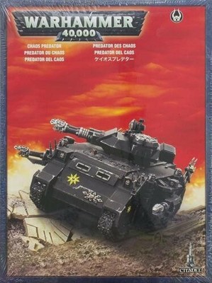 Chaos Predator Tank Chaos Space Marines Warhammer 40K BRAND NEW