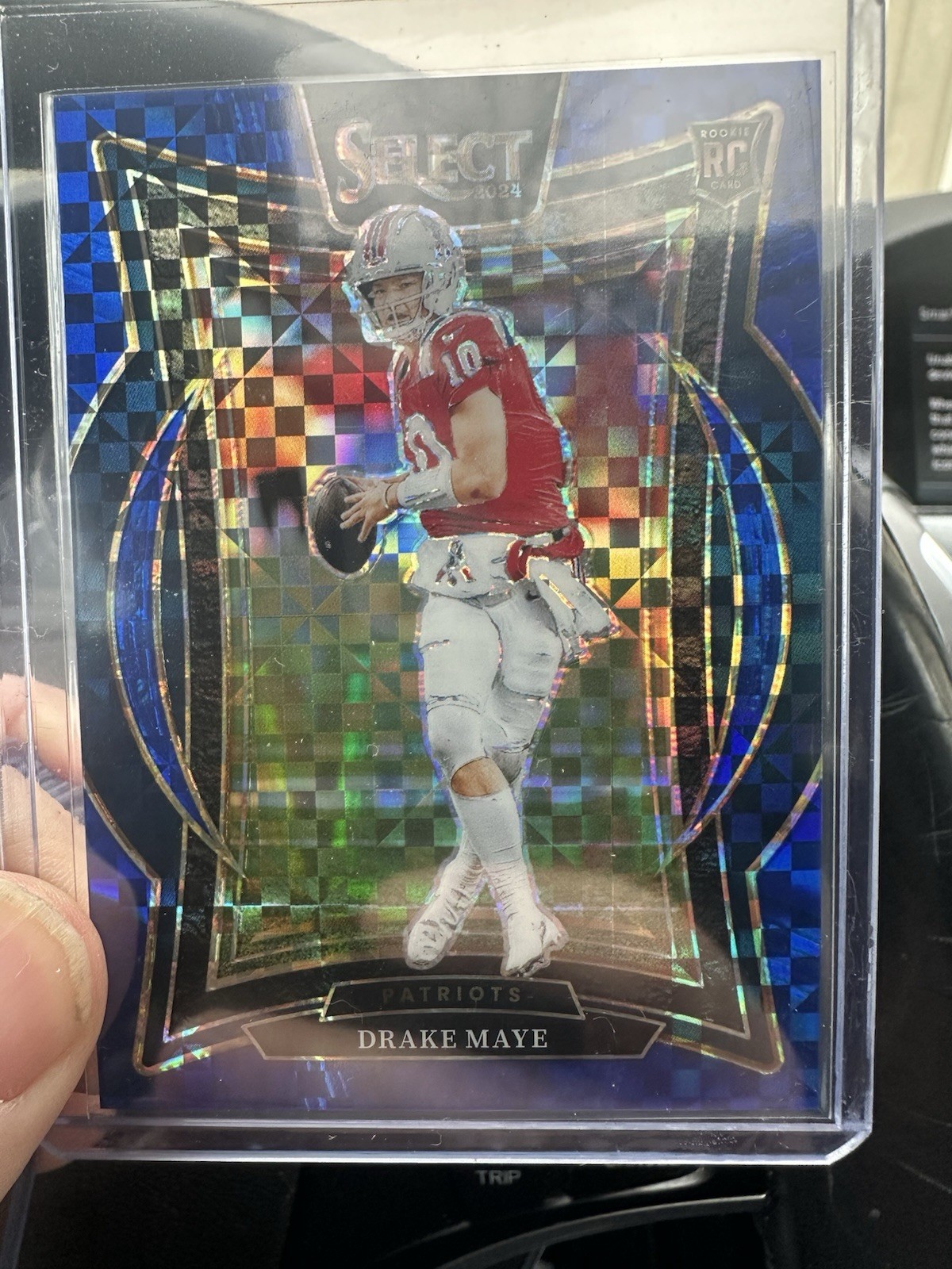 2024 Panini Select - Concourse Drake Maye #27 Blue Prizm /249 (RC)