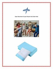 Medline 30x30" XL Quilted 5-Layer Super Absorbent Gel Underpads MSC282045Z