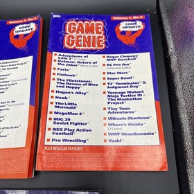 Game Genie Enhancer Codebook & Programming Manual NES & CODE UPDATE Nintendo Lot