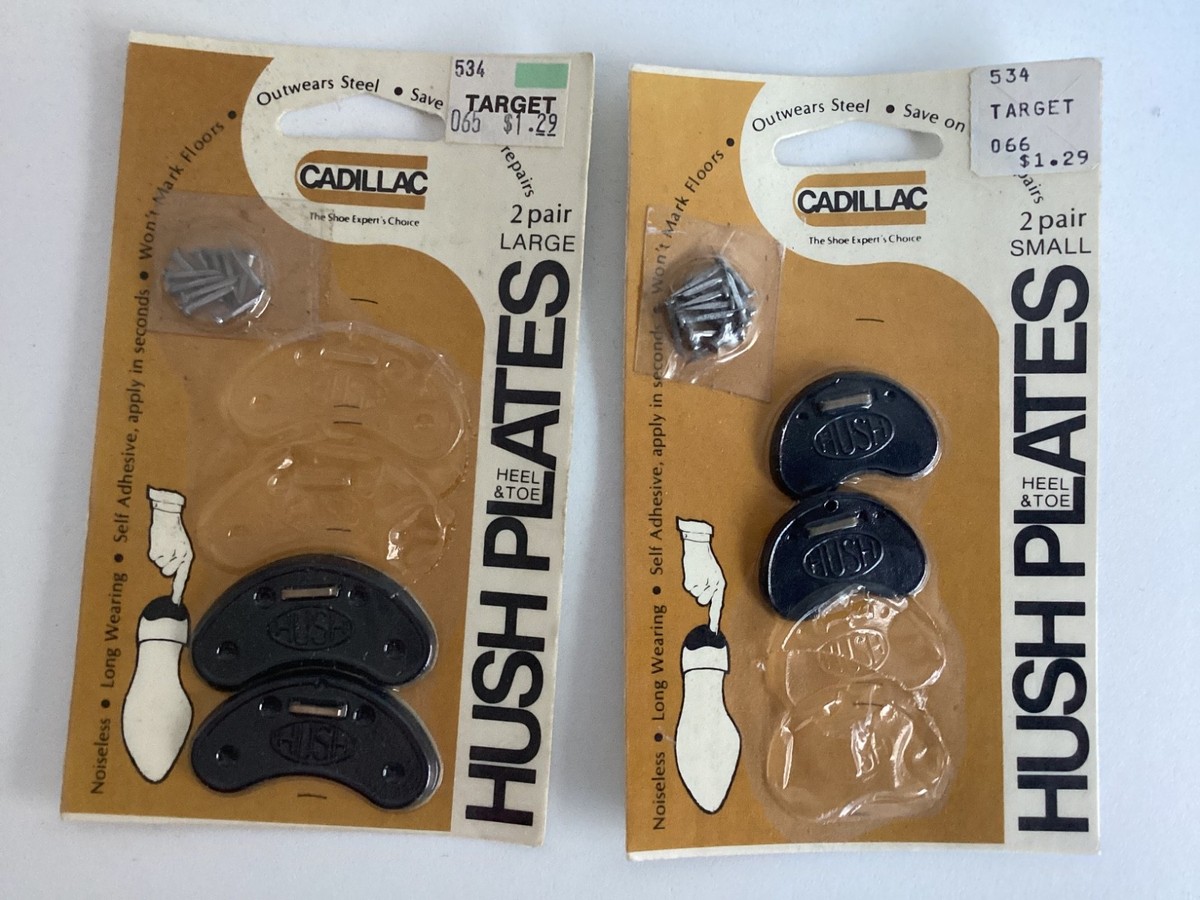 Vintage Hi-Test Heel And Toe Plates Shoe Savers Size 0 & Size 1 Lot View 4