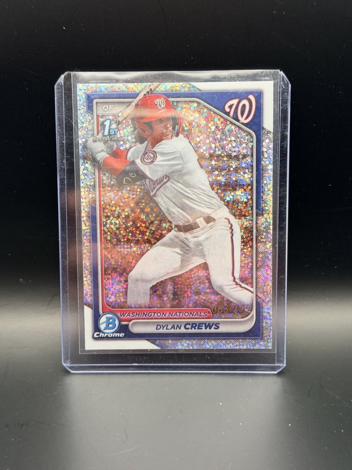2024 Bowman - Chrome Prospects Dylan Crews #BCP-23 Speckle Refractor /299 (RC)