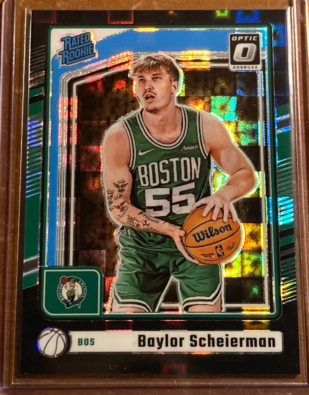 2024-25 Panini Donruss Optic Baylor Scheierman Rookie RC Black Pandora /15 #263