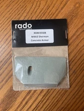 1/35 Rado Miniatures Concrete Glacis Armor For Tasca, Dragon, Zvesda