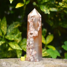 Flower Agate Tower | Divine Feminine Energy • Growth • Emotional Healing