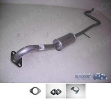 Auspuff Mitteltopf + Anbauteile für Ford Fiesta VI 1.0 + EcoBoost 2012-2017