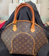 Authentic Louis Vuitton Ellipse MM Monogram Handbag Made in France Vintage 2004
